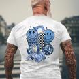 In November We Wear Blue T1d Type 1 Diabetes Awareness Men's T-shirt Back Print Gifts for Old Men