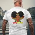 Peekaboo Girl Little Melanin Queen Junenth Kids Toddler Mens Back Print T-shirt Gifts for Old Men