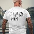 Pepe Fishing Reel Cool Pepe Men's T-shirt Back Print Gifts for Old Men