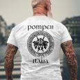 Pompeii Italy Gladiator Warrior Vacation Vintage Men's T-shirt Back Print Gifts for Old Men