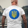 President Ukraine Zelensky Trident Ukrainian Zelenskyy Men's T-shirt Back Print Gifts for Old Men