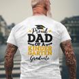 Proud Dad Of Kindergarten 2023 Grad Graduation Class Of 2023 Men's Back Print T-shirt Gifts for Old Men