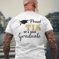 Proud Tia Of A 2023 Graduate Class 2023 Senior 23 Mens Back Print T-shirt Gifts for Old Men