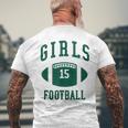Rachel Green Girls Football Football Funny Gifts Mens Back Print T-shirt Gifts for Old Men