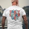 Retro Party In The Usa 4Th Of July America Fourth Of July Usa Funny Gifts Mens Back Print T-shirt Gifts for Old Men