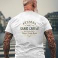 Retro Style Vintage Grand Canyon National Park Men's T-shirt Back Print Gifts for Old Men