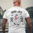 Spooky Season Cute Ghost Halloween Costume Boujee Boo-Jee Men's T-shirt Back Print Gifts for Old Men