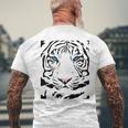 Tiger Tigress Face Fierce And Wild Beautiful Big CatMen's T-shirt Back Print Gifts for Old Men