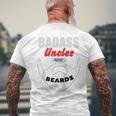 Uncles Gifts Uncle Beards Men Bearded Mens Back Print T-shirt Gifts for Old Men