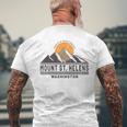 Vintage Mount St Helens Washington Mountain Souvenir Men's T-shirt Back Print Gifts for Old Men