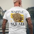 Waffle Squad Ironic Waffle Gourmet Hobby Chef Men's T-shirt Back Print Gifts for Old Men