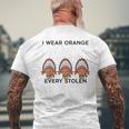 I Wear Orange For Children Orange Day Indigenous Children Men's T-shirt Back Print Gifts for Old Men