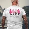 On Wednesday We Wear Pink Ghost Halloween Men's T-shirt Back Print Gifts for Old Men