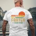 Worlds Best Farter I Mean Father Fathers Day For Dad Mens Back Print T-shirt Gifts for Old Men