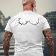 Yes Theyre Real Mens Back Print T-shirt Gifts for Old Men