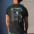 10 Things I Want In My Life Cats More Cats Kitty Cat Lovers Mens Back Print T-shirt Gifts for Him