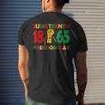 1865 Junenth Celebrate African American Freedom Day Freedom Funny Gifts Mens Back Print T-shirt Gifts for Him