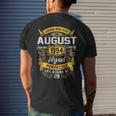 29Th Birthday 29 Years Old Legends Born August 1994 Men's T-shirt Back Print Gifts for Him