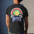 3 Cars Race Automobile Roadtrip Travel Car Drive Graphic Cars Funny Gifts Mens Back Print T-shirt Gifts for Him