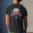 4Th July American Pride American Eagle Symbol Of Freedom Mens Back Print T-shirt Gifts for Him