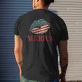 4Th Of July 2023 Kiss Lips Patriotic All American Women Mens Back Print T-shirt Gifts for Him