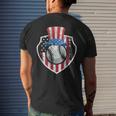 4Th Of July American Flag Uncle Sam Baseball Gift Mens Back Print T-shirt Gifts for Him