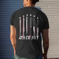 4Th Of July American Flag Vintage 4Th Of July For Men Mens Back Print T-shirt Gifts for Him