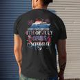 4Th Of July Cruise Squad 2023 Patriotic American Mens Back Print T-shirt Gifts for Him