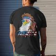 4Th Of July Eagle Mullet Merica Men 4Th Of July American Mullet Funny Gifts Mens Back Print T-shirt Gifts for Him