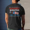 4Th Of July Fireworks Director I Run You Run Mens Back Print T-shirt Gifts for Him