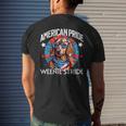 4Th Of July Funny Dachsund Weiner Dog Weenie Usa America Mens Back Print T-shirt Gifts for Him