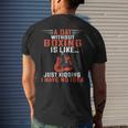 A Day Without Boxing Boxer Boxing Gloves Kickboxer Boxing Mens Back Print T-shirt Gifts for Him