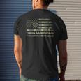 All American Dad 4Th Of July Fathers Day Camo Flag Mens Back Print T-shirt Gifts for Him