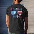 American Dude Sunglasses 4Th Of July Patriotic Boy Men Kids Mens Back Print T-shirt Gifts for Him