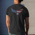 American Flag Eagle Mullet Patriotic For Men Mens Back Print T-shirt Gifts for Him