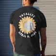 American Solar Eclipse The Path Of Totality April 8 2024 Mens Back Print T-shirt Gifts for Him