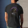 Angel Of Death Grim Reaper Scary Halloween Horror Graphic Scary Halloween Men's T-shirt Back Print Gifts for Him
