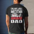 Anime Fathers Birthday Im An Anime Dad Fathers Day For Women Men's Back Print T-shirt Gifts for Him