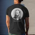 Antonin Dvorak Composer Portrait Men's T-shirt Back Print Gifts for Him