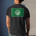 Arab League Flag Men's T-shirt Back Print Gifts for Him Arab League Flag Men's T-shirt Back Print Gifts for Him