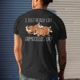 Armadillo Lover Kids Wildlife Animal Armadillo Mens Back Print T-shirt Gifts for Him