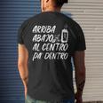 Arriba Abajo Al Centro Pa Dentro Mexican Cinco De Mayo Men's T-shirt Back Print Gifts for Him