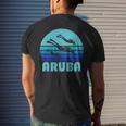 Aruba Scuba Diving Caribbean Diver Men's T-shirt Back Print Gifts for Him