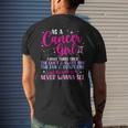 As A Cancer Girl I Have Three Sides - Astrology Zodiac Sign Mens Back Print T-shirt Gifts for Him