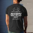This Is What An Awesome Market Research Analyst Looks Like Men's T-shirt Back Print Gifts for Him