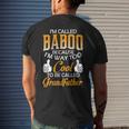 Baboo Grandpa Gift Im Called Baboo Because Im Too Cool To Be Called Grandfather Mens Back Print T-shirt Gifts for Him