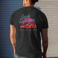 Back To The Eighties Mens Back Print T-shirt Gifts for Him