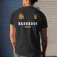 Barbados SportSoccer Jersey Flag Football Mens Back Print T-shirt Gifts for Him