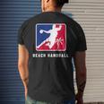 Beach Handball Handball Players Beach Ball Sports Coach Men's T-shirt Back Print Gifts for Him