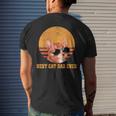Best Cat Dad Ever Men Vintage Cat Lover Men's Back Print T-shirt Gifts for Him